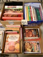 4 Boxes Of Assorted Cook Books