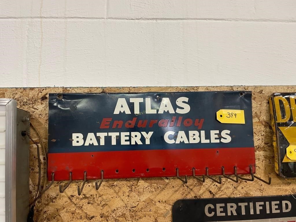 Atlas Battery Cables Display Rack