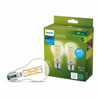 SR1615  Philips LED 60W A19 Light Bulb, 2-Pack