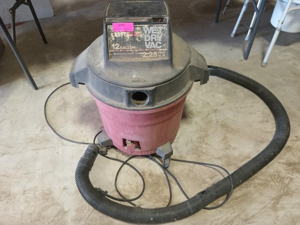 Sears Craftsman 12 gallon  2.25 HP wet dry vac,