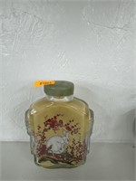 Vintage Reverse Painting Rabbit Snuff bottle