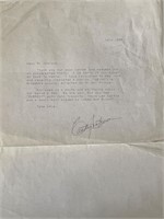 Candy Ann Brown signed letter