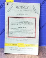 1954 Quincy IL Telephone Book