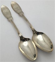 2 Tiffany & Co Sterling Silver Serving Spoons