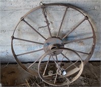 Iron wheels