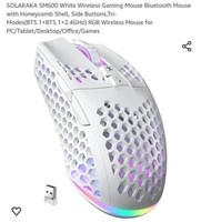MSRP $15 White Wireless Gaming Mouse