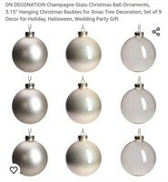MSRP $14 Glass Ball Ornaments