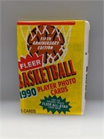 1990 Fleer Basketball Sealed pack Pos Jordan