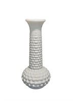 Vintage E.O. Brody Hobnail Milk Glass Bud Vase