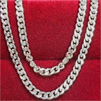 $100 Silver 17" 8.5G Necklace