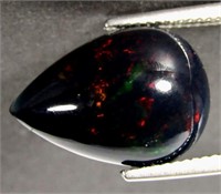 6.70 ct Natural Ethiopian Black Fire Opal
