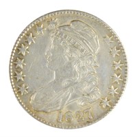 AU 1827 Half Dollar