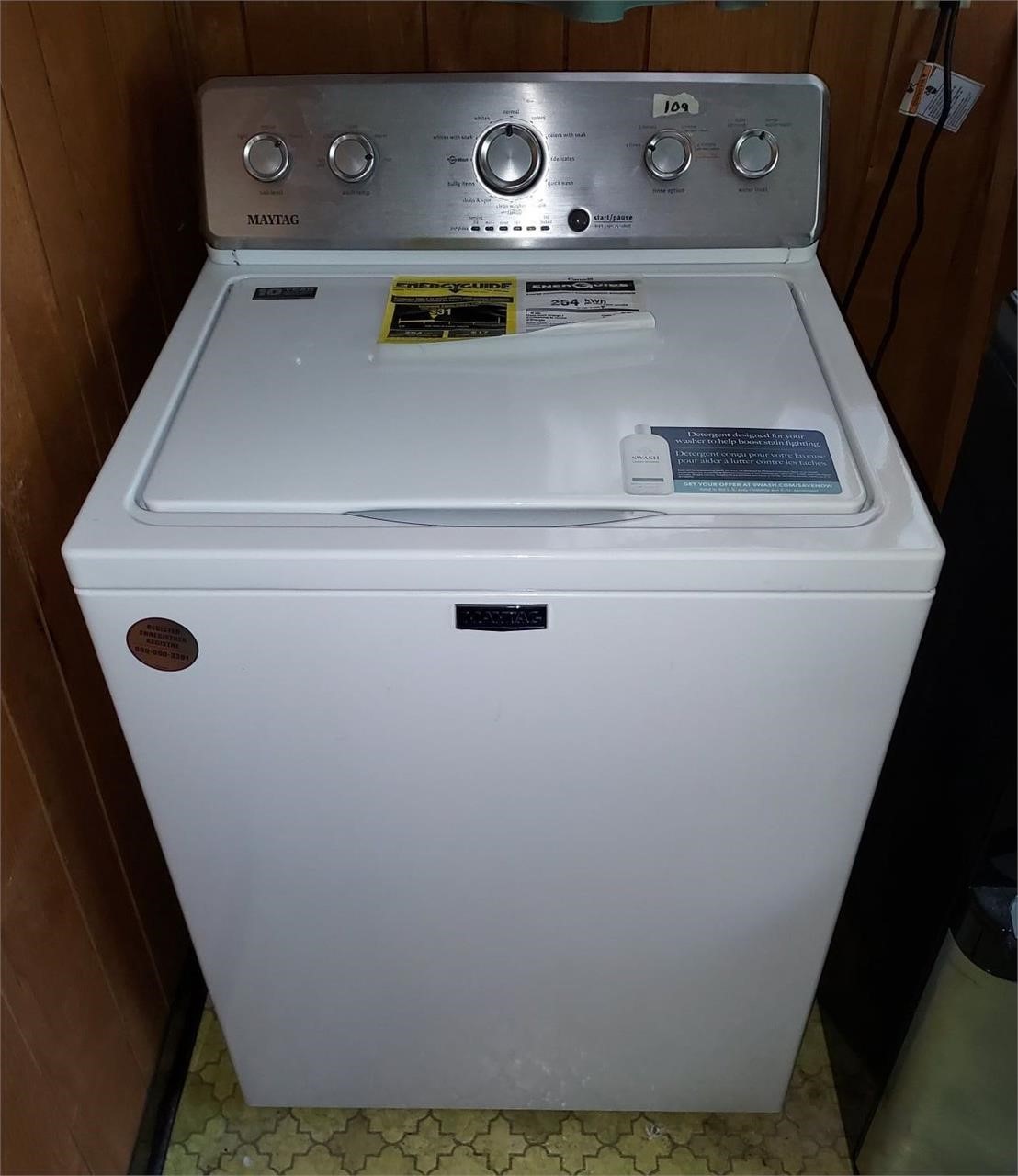 Maytag washing machine works great !