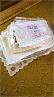 Vintage napkins and linens lot