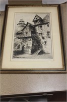 Antique Etching or Engraving by Paul Geissler