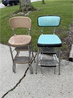 Pair of vintage step stools