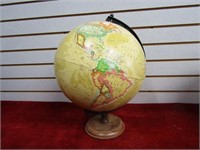 12" Globe world.