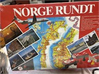German Boardgame Norge Rundt
