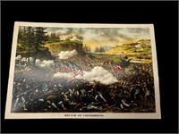 Battle Of Chickamauga Unused Post Card