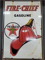 Vintage Gasoline Signs Fire-Chief and Towner