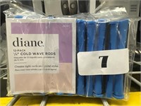 Lot of 10 Packs  Diane 1/4" Cold Wave Rods 12 P