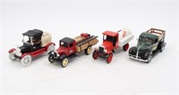 (4) Vintage ERTL Die Cast Delivery Trucks