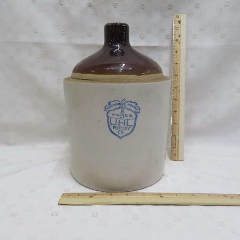 UHL Pottery Co - Indiana - Crock Jug - Vintage