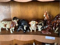 5th shelf of farm animals plus wades as found