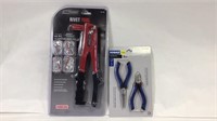 Unopened Kobalt Mini Pliers & Tool Shop Rivet Tool