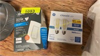 Cync Onn/Off Smart Switch & 2 ct. A19 Bulbs