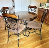 42" Round Table with Four Chairs