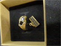 14k Gold Ring Missing Stone 1.0 Dwt 10k Gold Pin