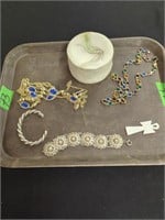 Vintage Costume Jewelry, Necklaces, Bracelets A
