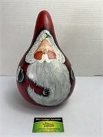 Santa Painted Gourd