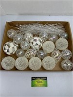 Clear Glass Ornaments