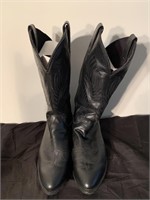 Men's Black Size 9 Cowboy Boot