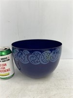 Finel Oriant blue enamel bowl