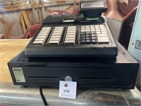 Sam4S counter top cash register black