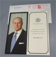 Buckingham Palace Card from Queen Elizabeth