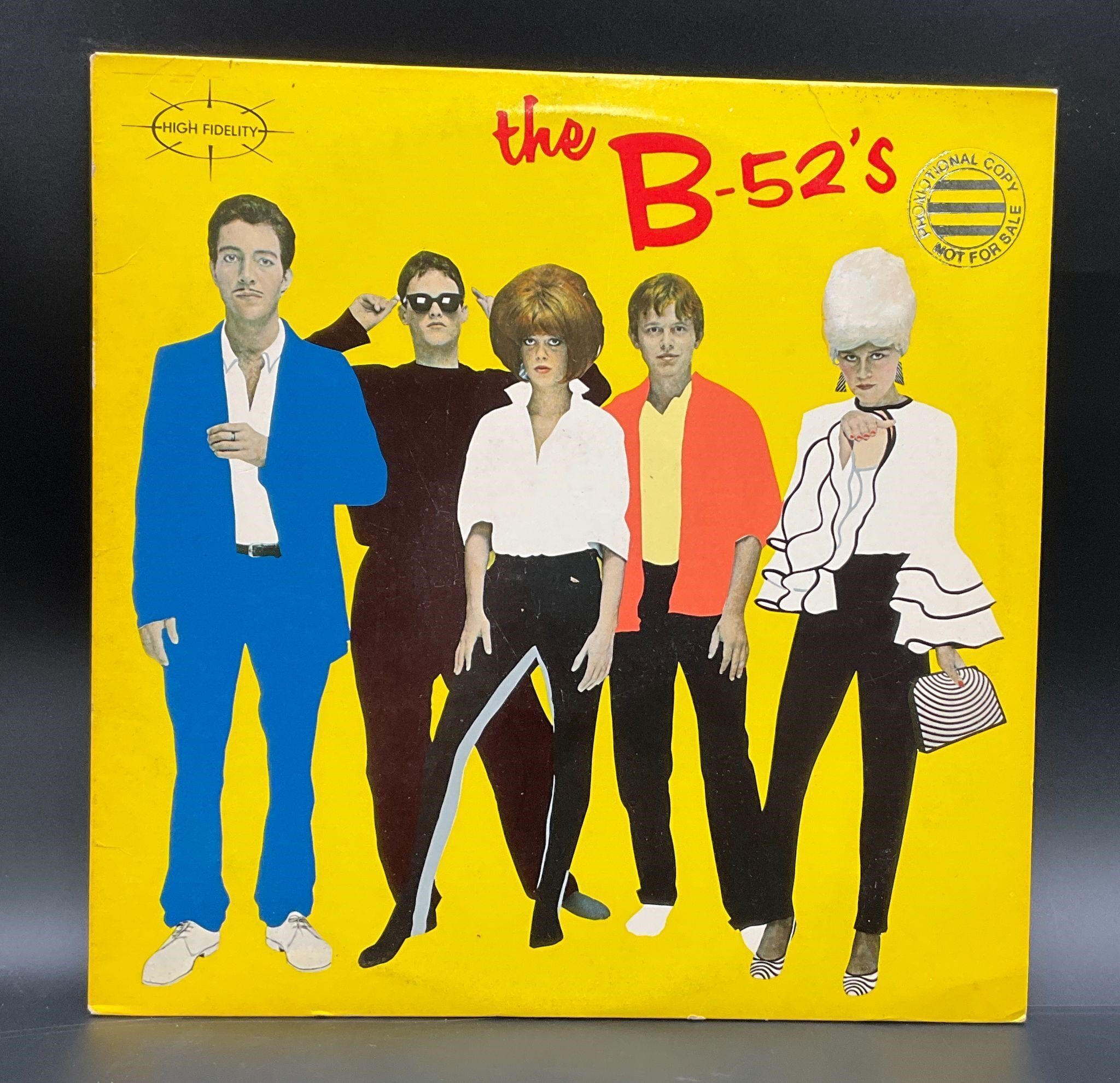 1979 1st Press B-52's Self-Titled LP Promo Stamp