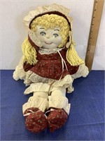 Vintage petunia doll handmade by owner