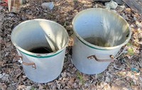 2 Large Aluminum Stock Pots