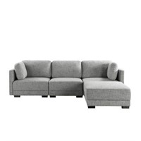 *Torino Modern Sectional Sofa (Light Grey)*