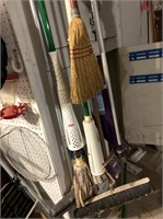 Cleaning brooms and mops and misc