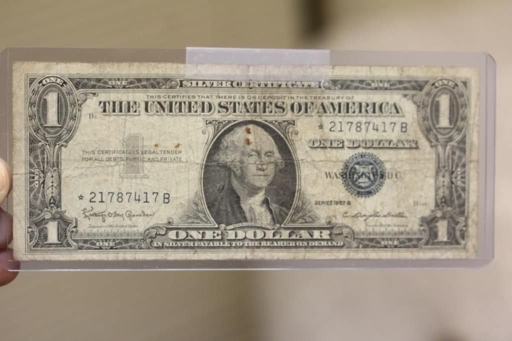 1957 Blue Seal $1.00 Star Note