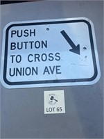 Push Button Light Changing Sign