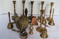 Brass Candlesticks & Bells