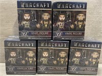 (5) Mystery Warcraft Vinyl Figures Lot