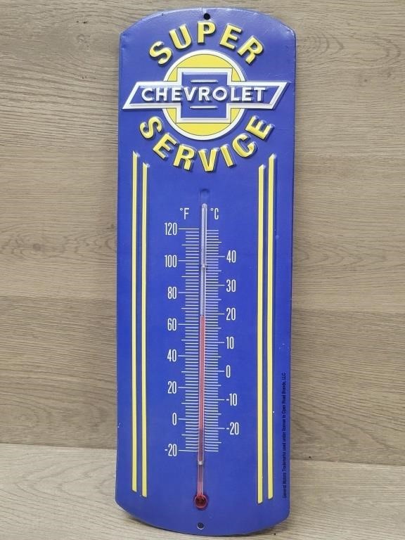 Chevrolet Super Service Outdoor Thermometer