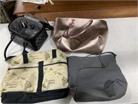 Purse, makeup bag and 2 bags